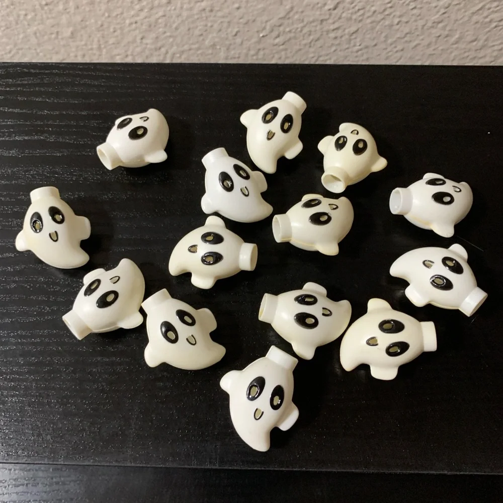 14 Vintage Ghost Blow Mold String Light Covers Halloween Decoration Replacement